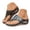 Black, variant on Dakaela Orthopedic Sandals for Women 2026 Summer Slip on Beach Flip Flops with Arch Support Comfortable Wide Width Platform Wedge Casual Slippers Size 6-10