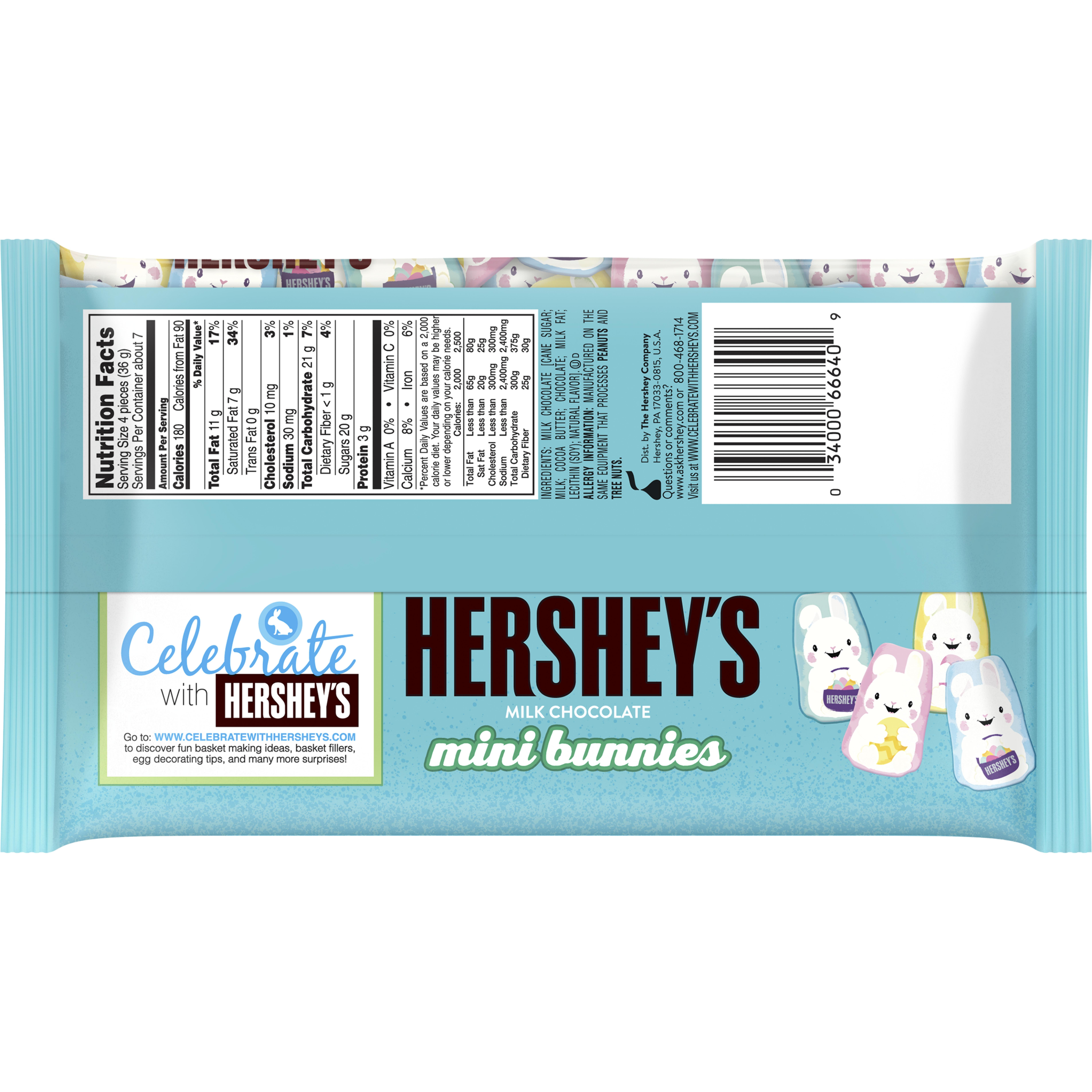 Hersheys Milk Chocolate Mini Nutrition Facts NutritionWalls