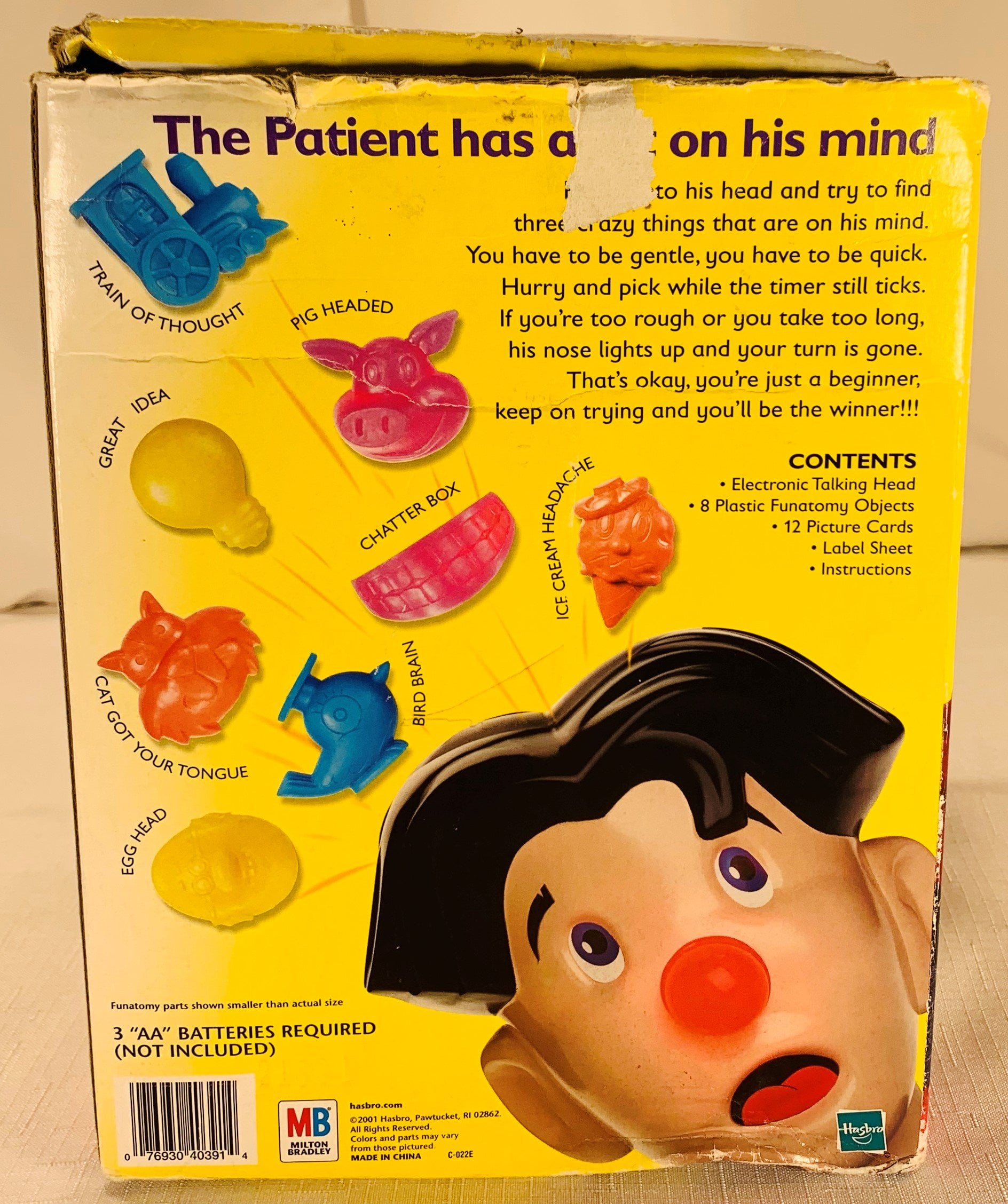 Operation Brain Surgery Game - 2001 - Milton Bradley - Great Condition -  Walmart.com