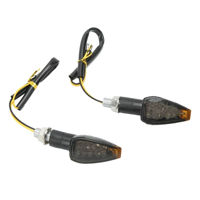 Motorcycle Led Turn Lamp Motorcycle Steering Lamp Motorcycle Signal Lamp 2PCS Motorcycle 14LEDs Turn Signal Light Steering Lamp Indicator Accessory Fits For