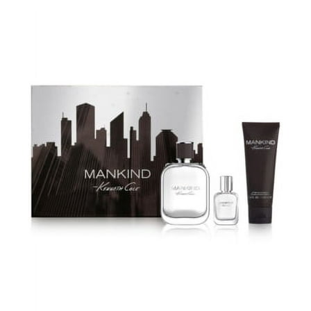 Kenneth Cole Mankind  Men's 3-Pc  Gift Set( 3.4oz EDT, 3.4-oz.A/S/B,  0.5-oz.EDT