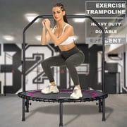 Darchen 450 lbs Mini Trampoline for Adults, Indoor Small Rebounder Exercise Trampoline for Workout Fitness for Quiet and Safely Cushioned Bounce, [40 Inch]