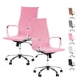 thumbnail image 1 of Juego de 2 Silla de Escritorio para Oficina Ejecutiva Ergonomica y Ajustable Rosa Gaon Ergonomica, 1 of 9