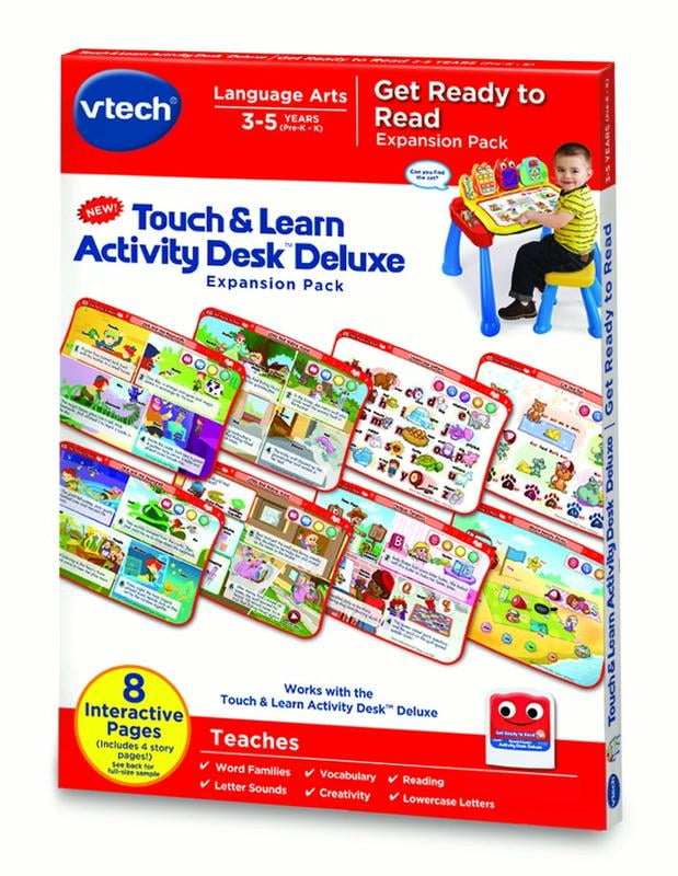 VTech Touch & Learn Activity Desk Deluxe Expansion Pack Get Ready to Read 
