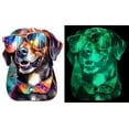 thumbnail image 2 of Off The Wall Plates - Cool Dog Glow in the Dark Decorative Acrylic Cover Single Blank Wallplate, 2 of 5