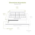 thumbnail image 3 of Combo Parrilla de Gas 5 Quemadores Y Campana Extractora de Pared 80 cm. AVERA  VT5CEA80/Gas Natural y Gas LP/Acero Inoxidable., 3 of 6