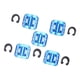 thumbnail image 5 of 5 Juegos de Abrazadera Fija Baoblaze soporte de cable de freno de Asiento de Aluminio azul, 5 of 5