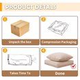 thumbnail image 5 of MRUAKA Outdoor Cushions for Patio Furniture, 4'' Replacement Cushions for Outdoor Furniture, Set of 4 Water-Resistant Outdoor Sectional Cushions for Sofa Couch Chair (Beige), 5 of 8