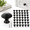 Black 35 Pack, variant on Black 35 Pack 1-1/4 Inch Round Stainless Steel Zinc Alloy Cabinet Knobs