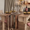 thumbnail image 6 of Western Barn Door Cotton Linen Table Runner for Dining Kitchen, Vintage Farmhouses Wooden Door Brown Wedding Outdoor Party Tablerunners, Dresser Scarf Coffee Tablecloth Runners 13x108 Inches, 6 of 8