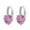 B, variant on Kiplyki Fashion earrings, zircon ear button, peach heart multi color jewelry