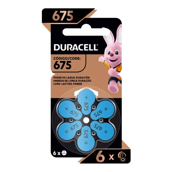 Duracell Pack 60 Pilas Auditivas Oxido Zinc-air #675 Duracell Auditivas Oxido Zinc-air #675