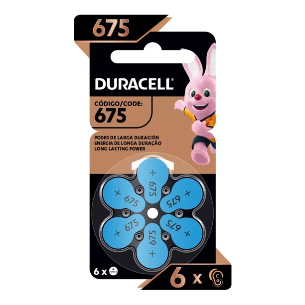 Duracell Pack 60 Pilas Auditivas Oxido Zinc-air #675 Duracell Auditivas Oxido Zinc-air #675
