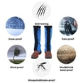 thumbnail image 6 of Ettsollp 1 Pair Outdoor Leg Gaiter Adjustable Waterproof Men Women Hiking Climbing Snow Skiing Hunting Snake Guard Snow Boot Shoe Gaiter Leg Protector Cover, 6 of 8