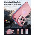 thumbnail image 3 of Funda de teléfono ESR Cyber Series con soporte para iPhone 15 Pro Max, color rosa, 3 of 8