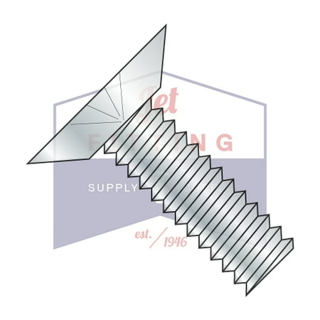 

6-32 x 3/4 Machine Screws | Phillips | Flat Undercut Head | Steel | Zinc (Quantity: 10000)