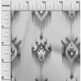 thumbnail image 2 of oneOone Polyester Spandex Gray Fabric Asian Ikat Sewing Fabric By The Yard Printed Diy Clothing Sewing Supplies 56 Inch Wide, 2 of 4
