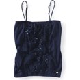 thumbnail image 1 of Aeropostale Womens Bead Sequin Bandeau Tank Top, Azul, X-Large Aeropostale Camiseta sin mangas, 1 of 1