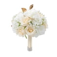 thumbnail image 3 of AFQH For Champagne colored bouquets, wrist flowers, boutonnieres for weddings, 3 of 11