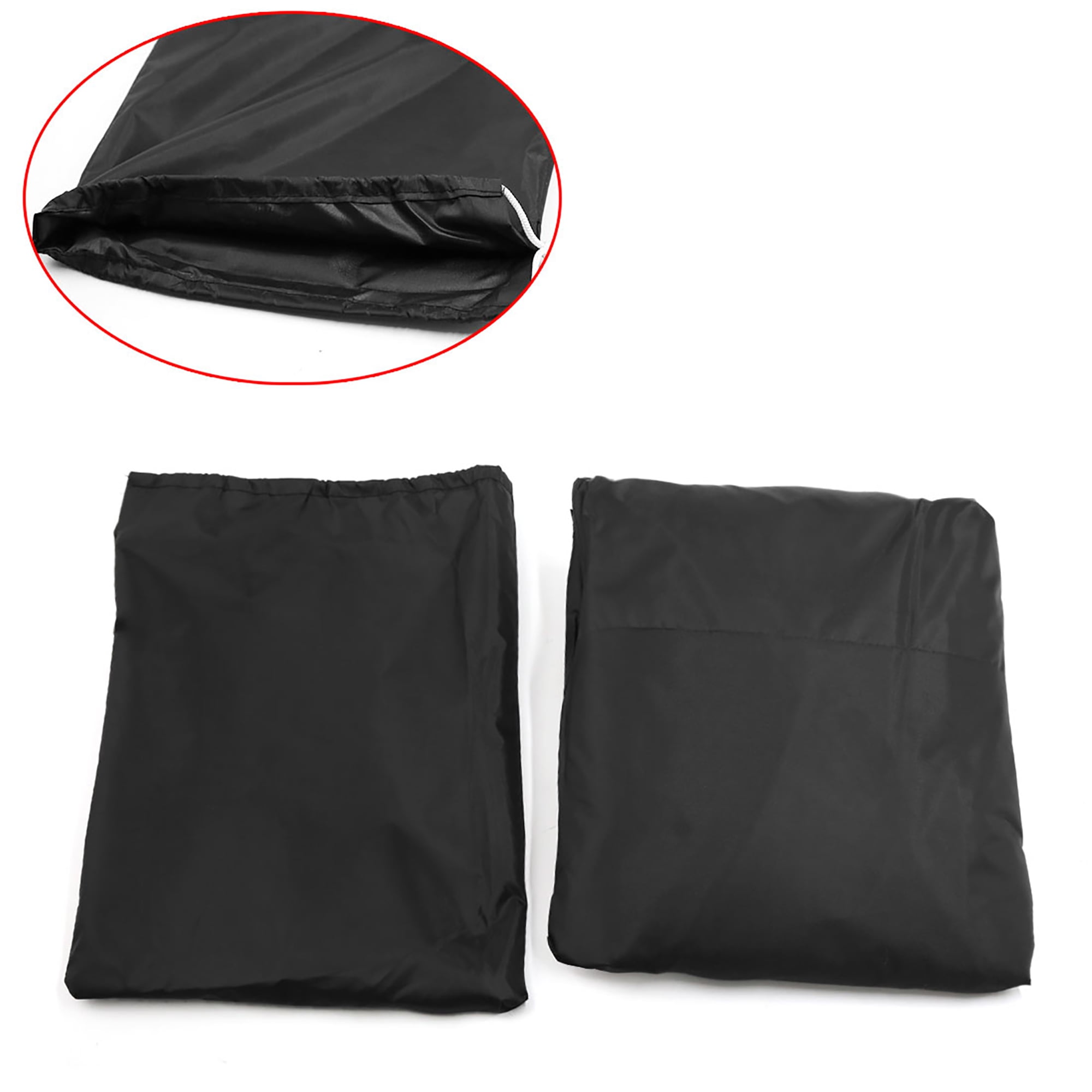 Unique Bargains Durable XXXL 180T Black+Red Motorcycle Cover for Goldwing 1100 1200 1500 1800
