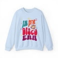 thumbnail image 2 of Womens Adult, In My Disco Era Crewneck Sweatshirt, Retro Groovy 70s Disco, 2 of 7