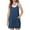 Dark Blue, variant on FAIWAD Girls Athletic Dress Built in Shorts Casual Spaghetti Straps Workout Mini Romper Dress Solid Color Overalls with Pockets