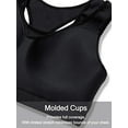 thumbnail image 6 of Women High Impact Sports Bras Running Bra Seamless Wirefree Molded Cups Workout Top Vest Activewear, 6 of 8
