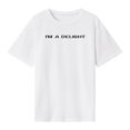 thumbnail image 2 of Camiseta para mujer, camisetas de verano, camisa clásica con cuello redondo para deportes, viajes, playa, mujer S, 2 of 10