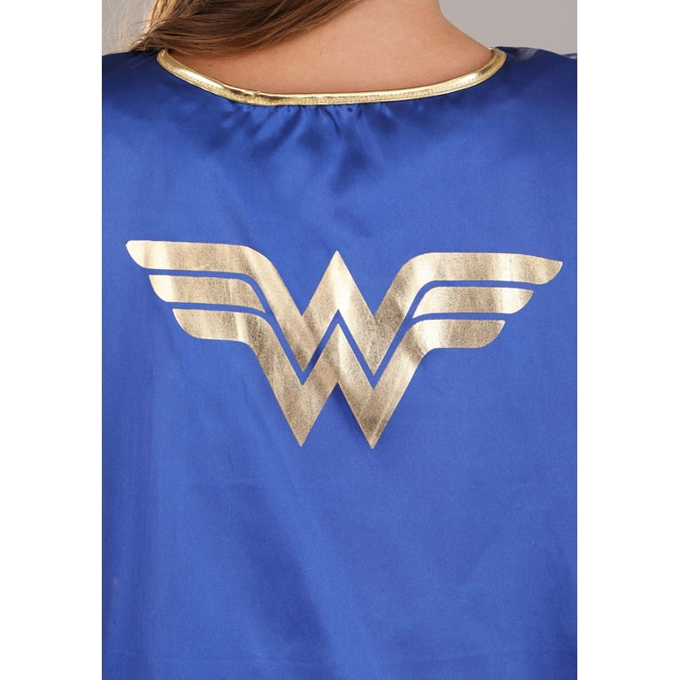 Adult Wonder Woman Long-Sleeved Dress | Women's Costumes | Adult | Womens | XS | Blue/Orange/Red | FUN Costumes