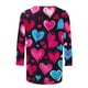 thumbnail image 5 of Xuyuer Valentines Day Lightweight Heart Pattern Tunic Spring Summer Shirts T-Shirts Graphic Tee Tops Womens Casual 3/4 Sleeve Shirts Dressy Round Neck Tops Fashion, 5 of 5