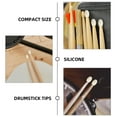 thumbnail image 3 of Moluckfu 20Ud Protectores De Silicona Para Punta De Baquetas Accesorios Musicales Para Silenciosa, 3 of 8