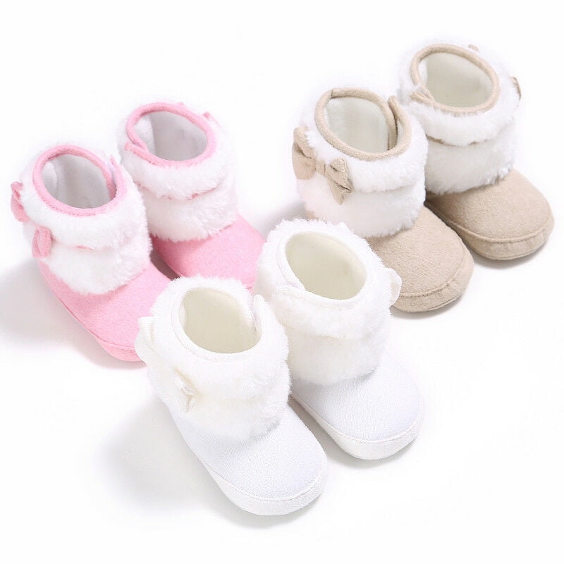 Baby Girls Boy Snow Boots Winter Booties Infant Toddler Newborn Crib Shoes Fi