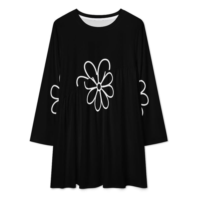 black and white daisy dress The Daisy Dress in Dunmore Dot 8 main image 0