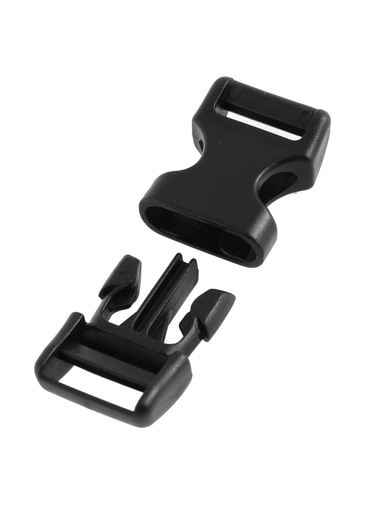 6 Pcs Plastic Curved Side Release Buckle Clasp Black for 1.5cm Width Belt Strap Walmart Canada