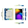 thumbnail image 4 of XYX 3in1 Rotating Stand Case for Xiaomi Pad 7/Xiaomi Pad 7 Pro 11.2 inch 2024 with Hand/Shoulder Strap, Shockproof Rugged, Colorful Blue, 4 of 7