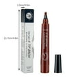 thumbnail image 3 of TUITOONM Eyebrow Pencil 4-Point Microblading Pen Waterproof, Long-Lasting Natural Brow Duo for Hair-Like Strokes, Beard & Lash Filler, 0.07 oz, 3 of 8