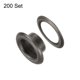 thumbnail image 3 of Juego de 200 ojales metálicos Unique Bargains 8mm Oscuro gris, 3 of 7