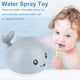thumbnail image 5 of Juguete de baño con rociador de agua por inducción - gris ballena con rociador de agua con base Adepaton MZQ-0528-1, 5 of 8