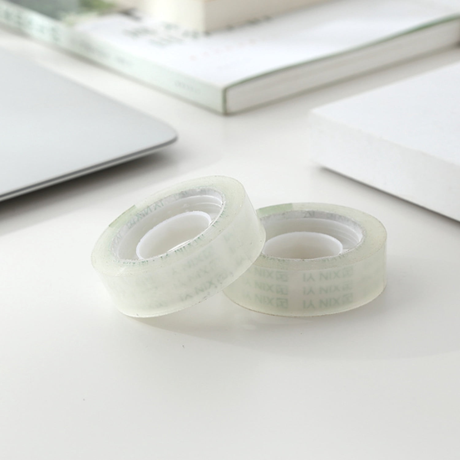 100 Rolls of Crystal Clear Transparent Tape Dispenser Refill 3/4" x 1000" 1 inch Core, Clear Tape Refill Rolls for Gift Wrapping, Home, School Office Supplies, Wholesale
