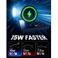 thumbnail image 3 of Cargador inalámbrico de coche Lamicall 15W para iPhone 16 Pro Max, 3 of 9