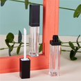 thumbnail image 4 of 6 uds 7ml tubos de esmalte de labios Sincero botellas de brillo de labios rellenables negro blanco, 4 of 5