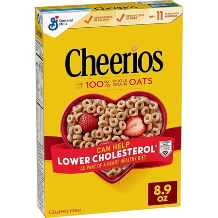Cheerios, Heart Healthy Gluten Free Breakfast Cereal, 8.9 oz
