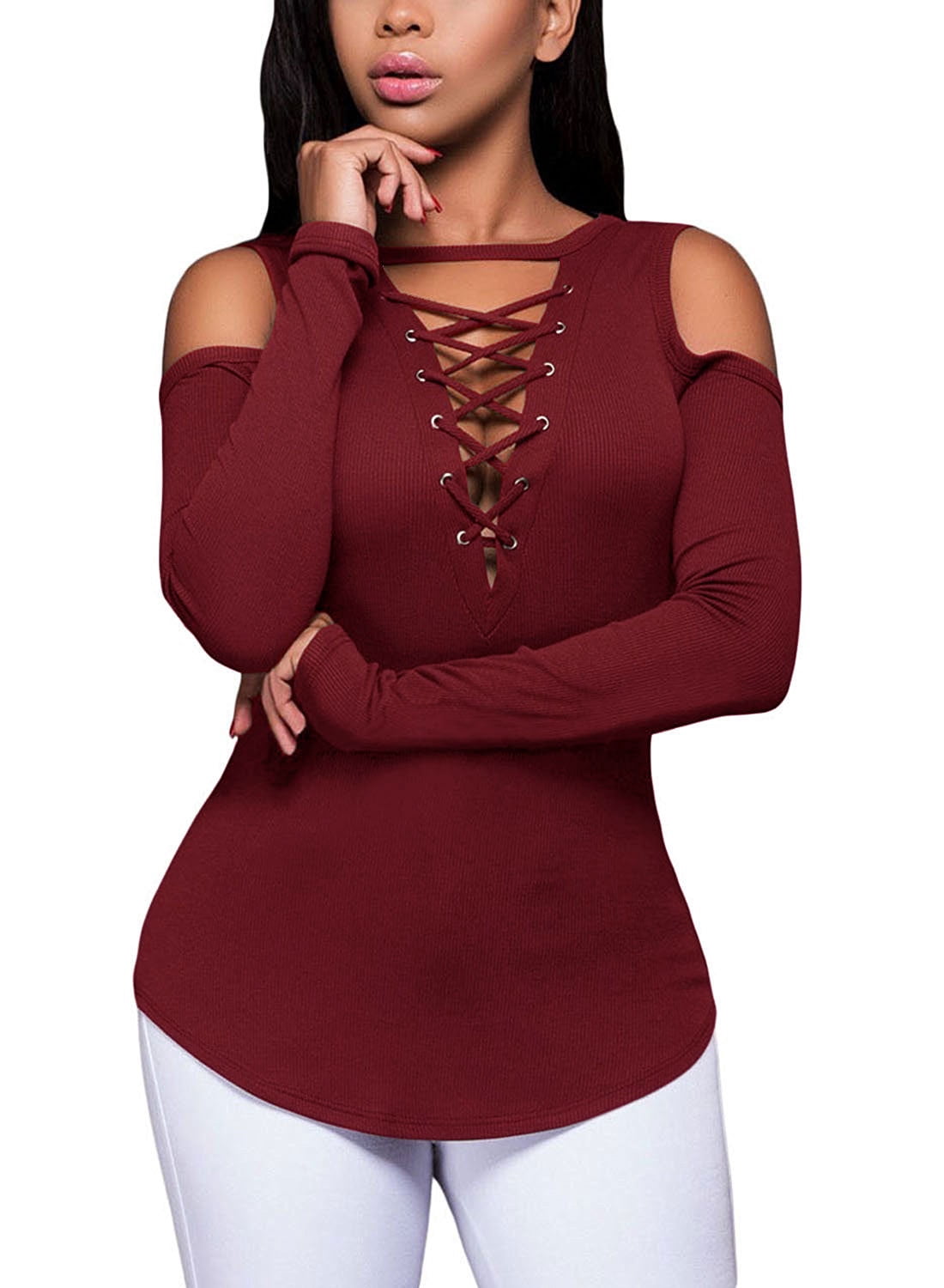 Bottoming Shirt Blouse - Walmart 