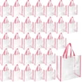 thumbnail image 1 of Bolsa Eccliy, 30 unidades, PVC transparente, 30 x 30 x 15 cm, color rosa, 1 of 7