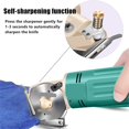 thumbnail image 4 of Electric Fabric Scissors Rotary Blade Fabric Tool Leather Fabric Electric Cutter Kit ,For Comfortable Grip, 4 of 5