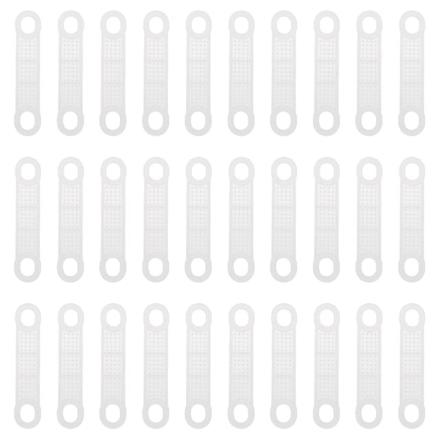 50 tiras antideslizantes para perchas: tiras de silicona transparentes antideslizantes para organizar la ropa - Hombreras antideslizantes