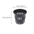 thumbnail image 2 of HORIALENCE 50Pack Garden Slotted Mesh Net Cups Plastic For Home Gardening Soilless Culture, 2 of 5