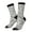 3 Black, variant on Silver Glitter Pattern Sport Socks for Women and Men Crew Socks Sporty Calf Socks Casual Socks