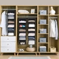 thumbnail image 4 of Organizador de armario colgante MAX Houser, estante de 6 niveles (gris), 4 of 9