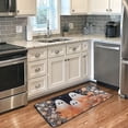 thumbnail image 2 of SKYSONIC Three Halloween Characters Area Rug 39x20 in, Stain Resistant Carpet Throw Rug with Elastic Cotton Interlayer for Kitchen Bathroom Living Room Bedroom, 2 of 7